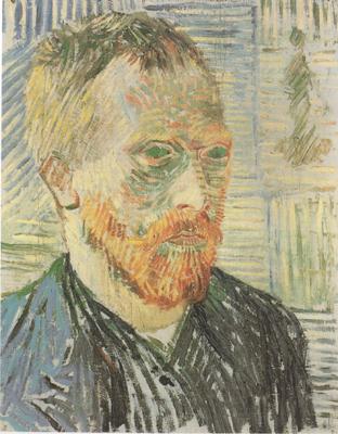 Vincent Van Gogh Self-Portrait with a Japanese Print (nn04) oil painting image